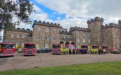 On-call crews put to the test at Cholmondeley Castle